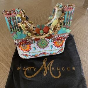 Mary Frances Statement Beaded Shoulder Bag – Rare & Handcrafted Art Piece